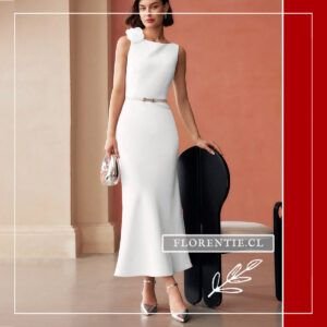 Vestido novia civil elegante Brigitte