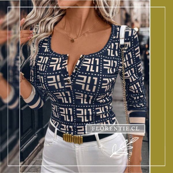 Blusa ajustada cintura