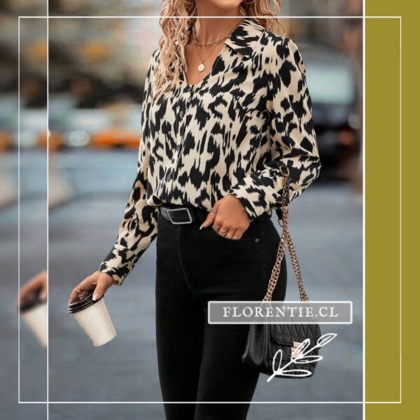 Blusa animal print dama