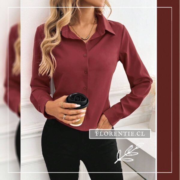Blusa vino mujer