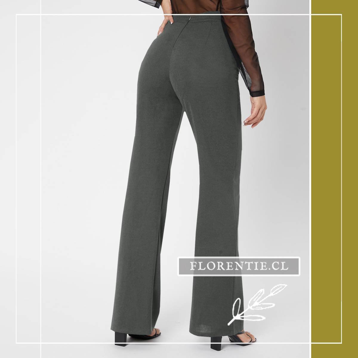 Pantalón flare mujer de vestir