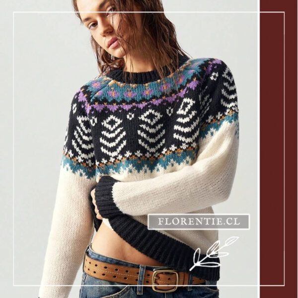 Chaleco nordico mujer