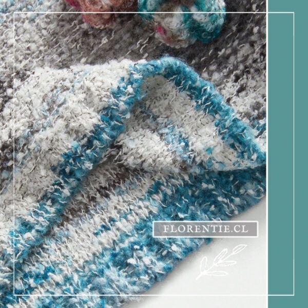 Detalle pretina sweater multicolor mujer