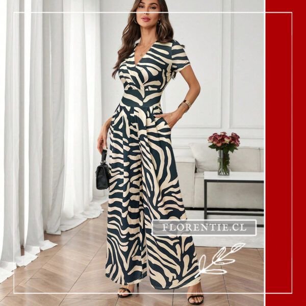 Enterito animal print cebra