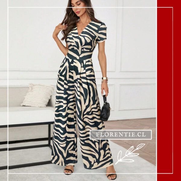Enterito animal print cebra mujer