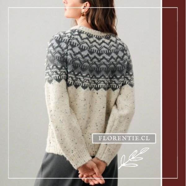 Espalda sweater nórdico