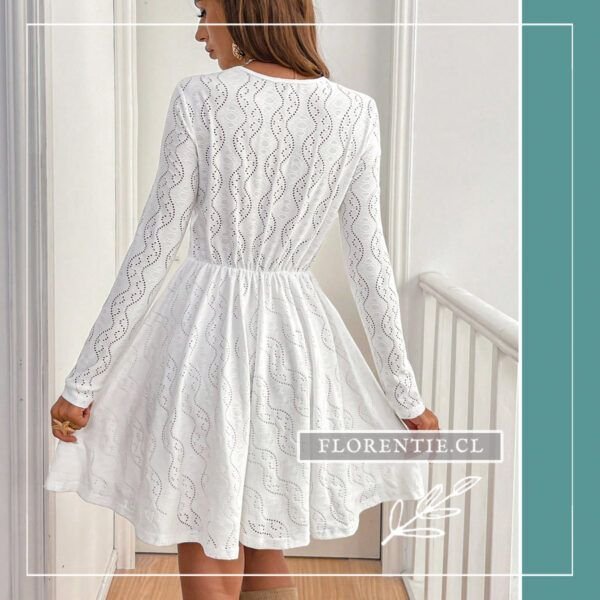 Espalda vestido novia civil hippie