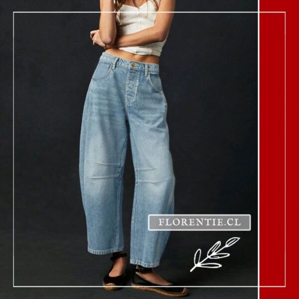 Jean cropped mujer