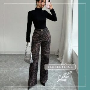 Pantalón animal print