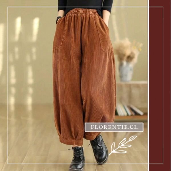 Pantalón bombacho de mujer