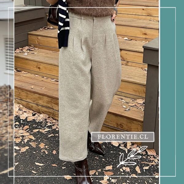 Pantalón lanilla mujer