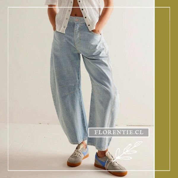 Pantalón mezclilla wide leg