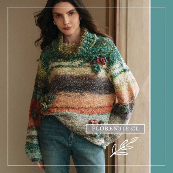 Sweater de colores juvenil