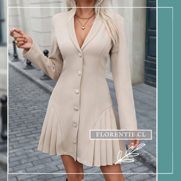 Vestido tipo blazer elegante