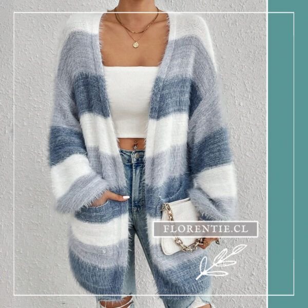 Cardigan bolsillos mujer