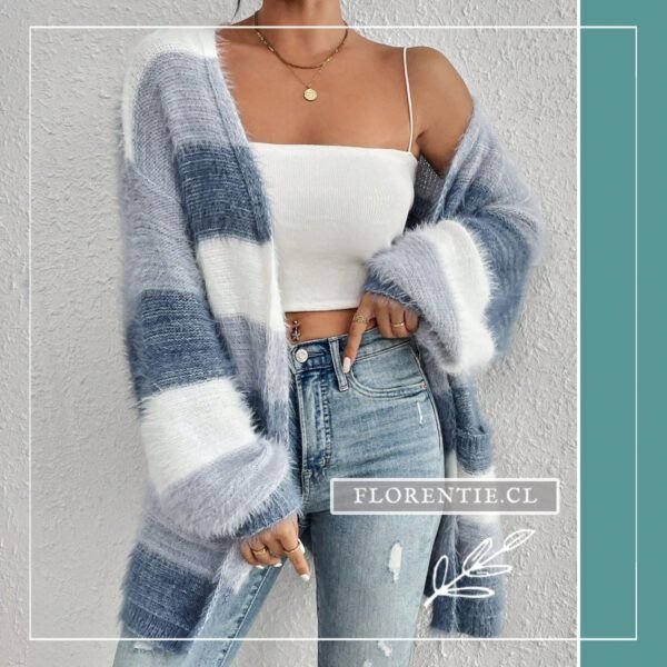 Cardigan franjas de mujer