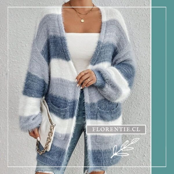 Cardigan franjas mujer