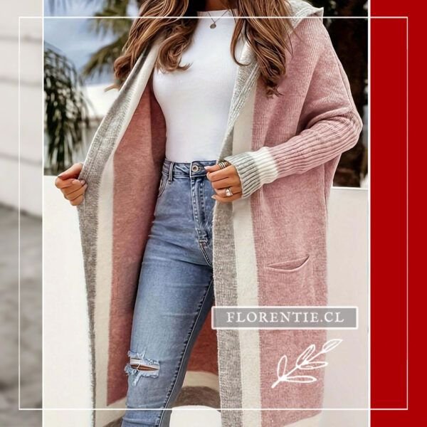 Cardigan rosado