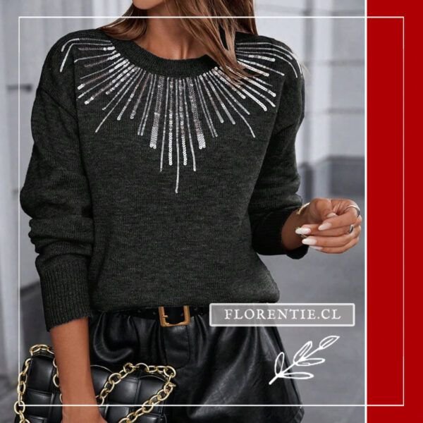 Chaleco negro mujer