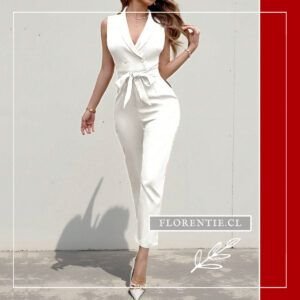 Jumpsuit blanco novia Fernanda