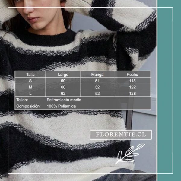 Medidas chaleco oversize Jeanna