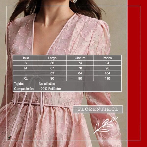 Vestido rosado Maite - Imagen 8
