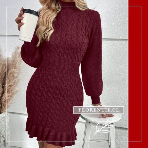 Minivestido de lana