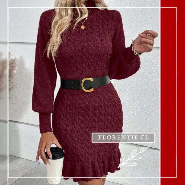 Minivestido lana