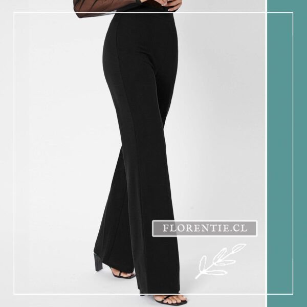 Pantalon flare negro