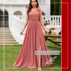 Vestido coral