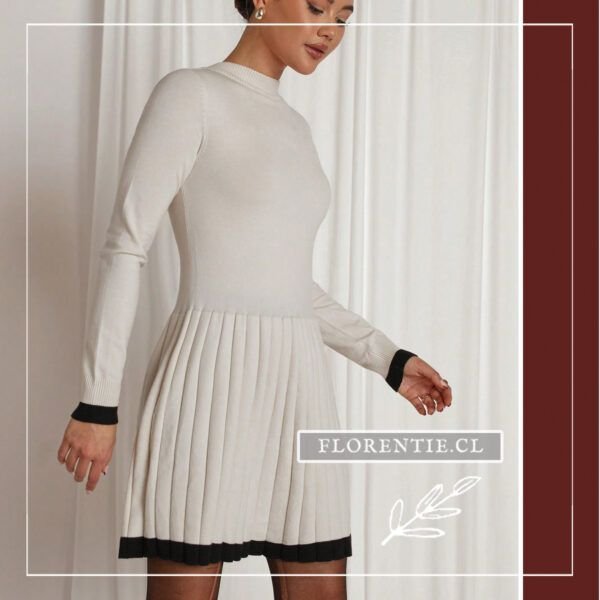 Vestido de lana apretado