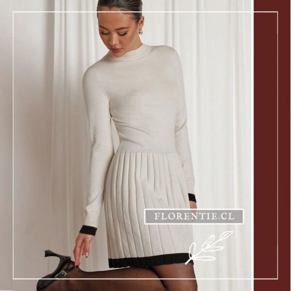 Vestido de lana apretado mujer