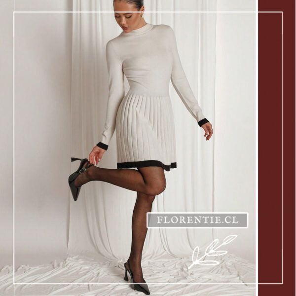 Vestido lana ajustado