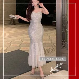Vestido plata navidad