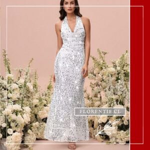 Vestido plata verano