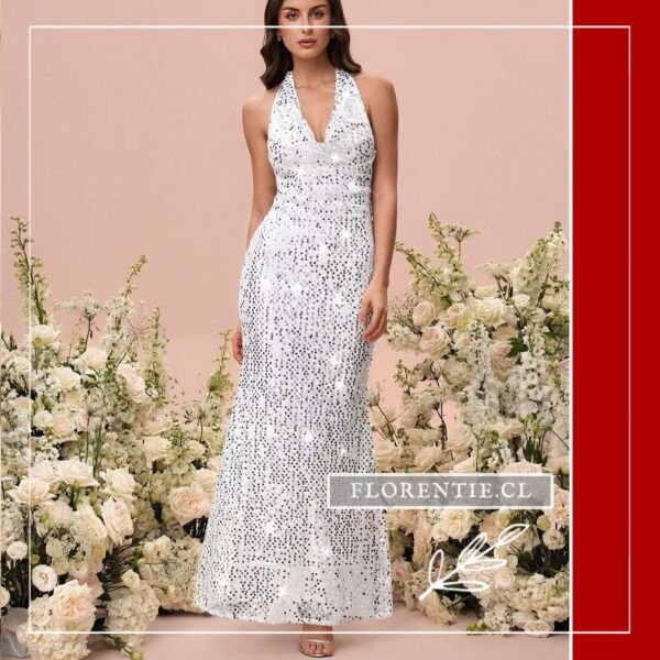 Vestido plata verano