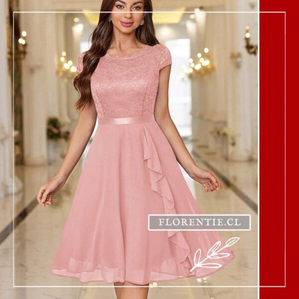 Vestido rosado Isabella