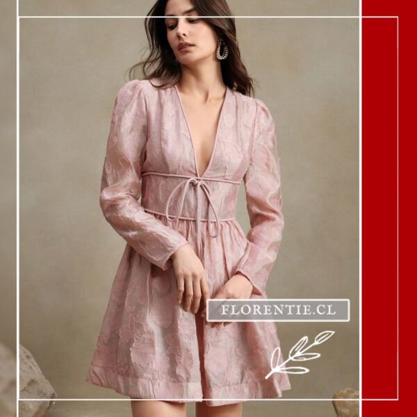 Vestido rosado Maite - Imagen 2