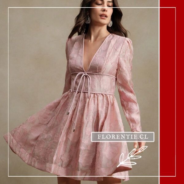 Vestido rosado Maite - Imagen 4