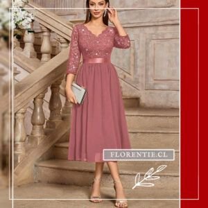 Vestido rosado Sylvia