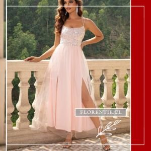 Vestido rosado graduación