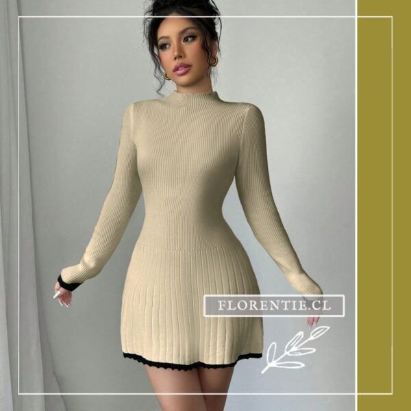 Vestido tejido de invierno