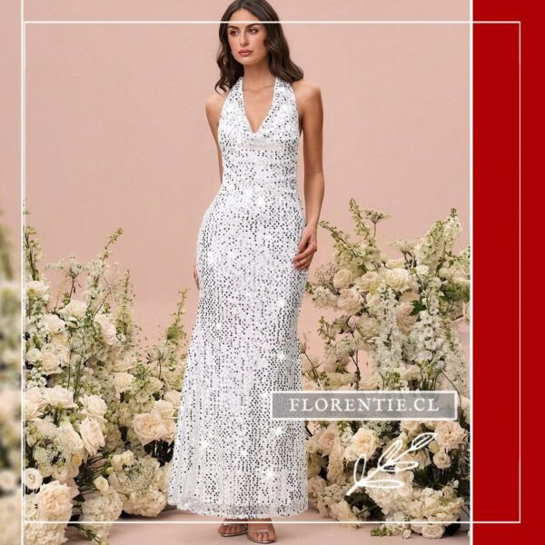 Vestido verano plata