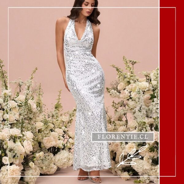 Vestido verano plateado