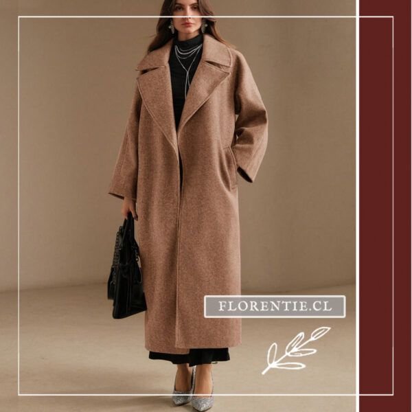 Abrigo largo oversize Ada