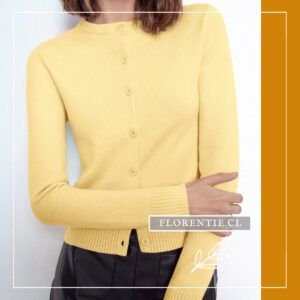 Cardigan amarillo