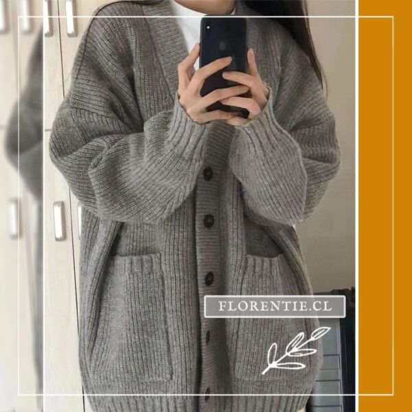 Cardigan de manga larga