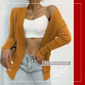 Cardigan mostaza