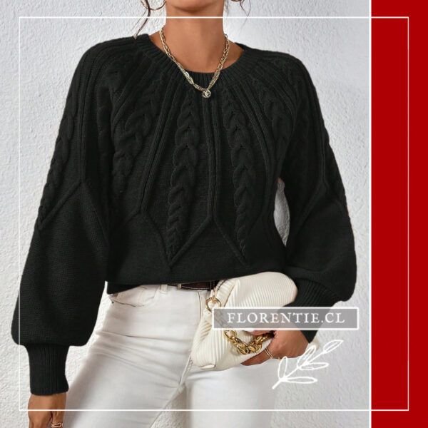 Chaleco negro mujer