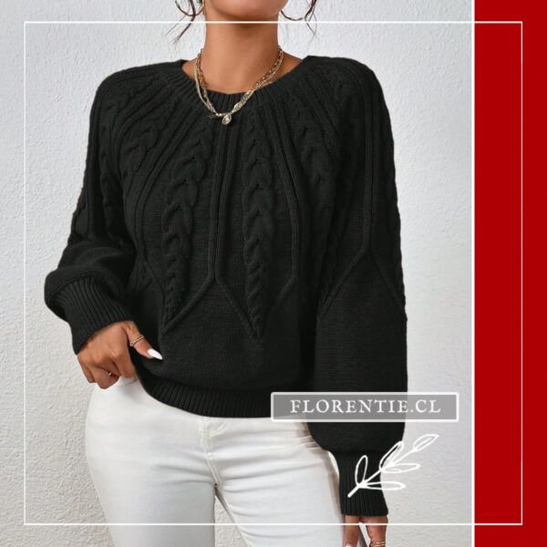 Chaleco negro mujer invierno
